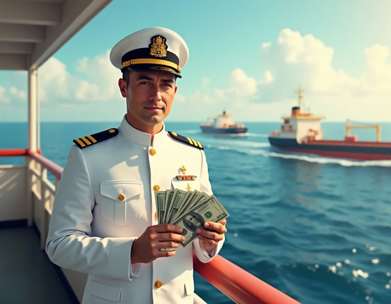 Captain with salary
